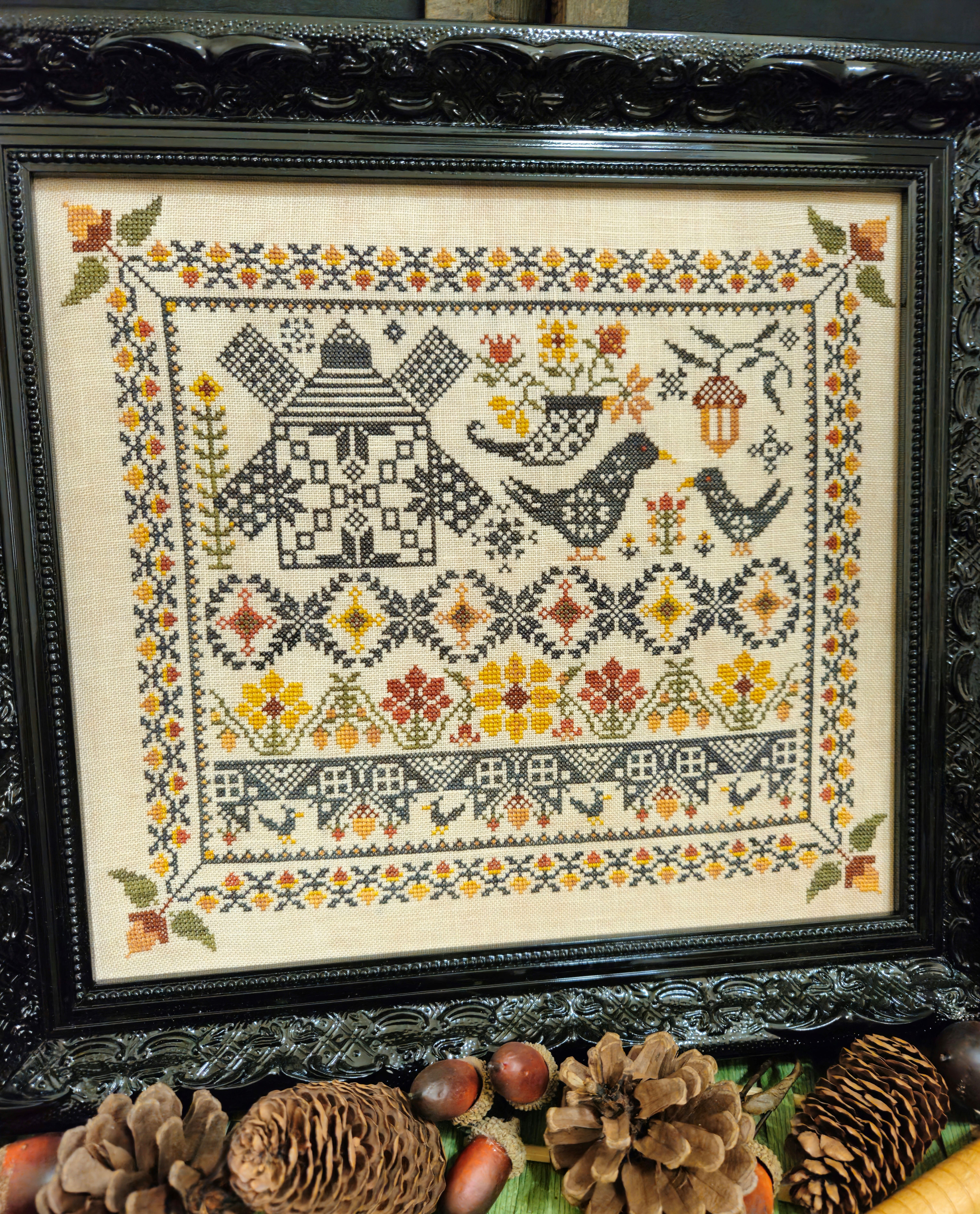 Quaint Quakers #3 Fall - Cross Stitch Pattern
