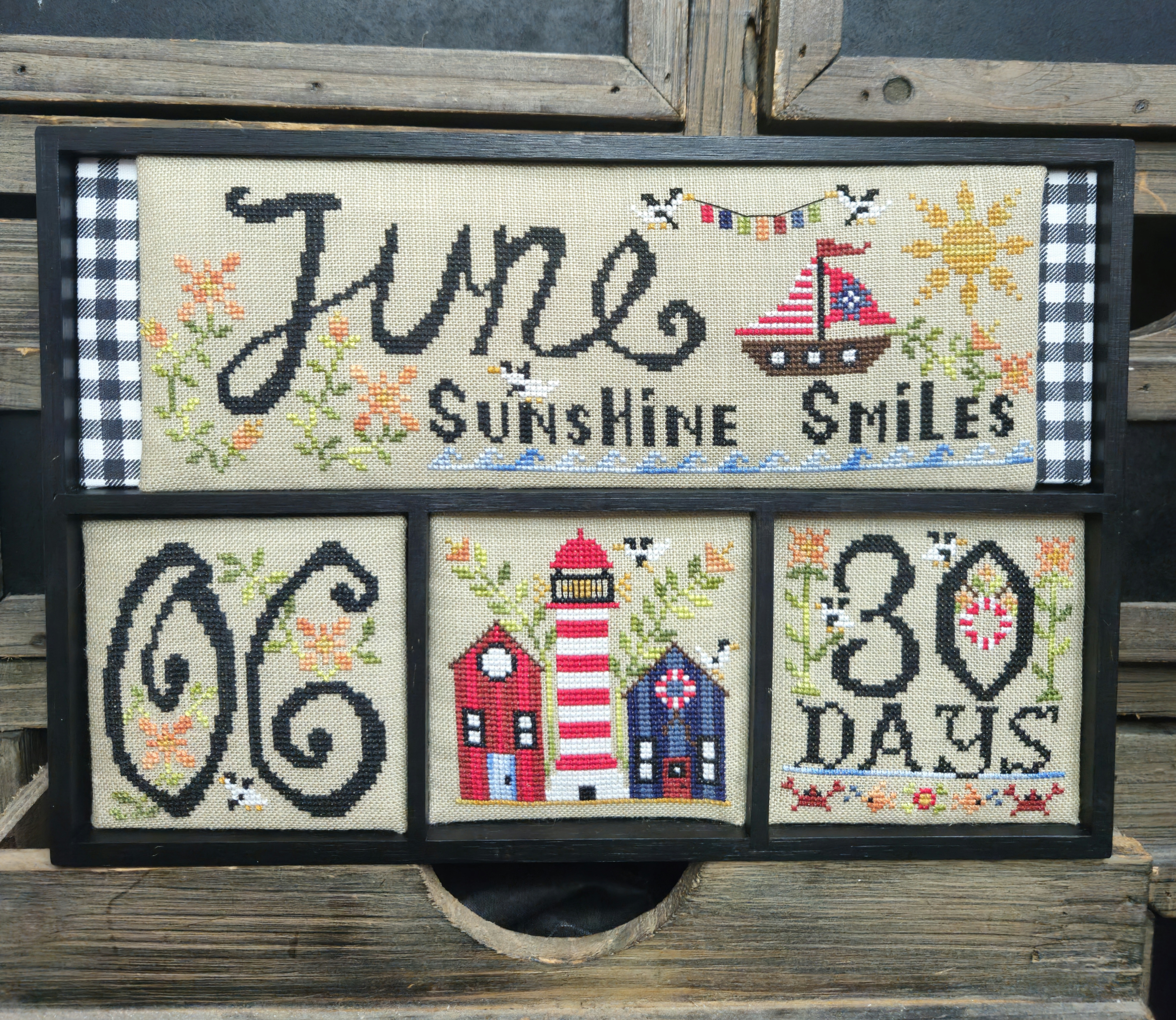 June Sunshine Smiles - Cross Stitch Pattern