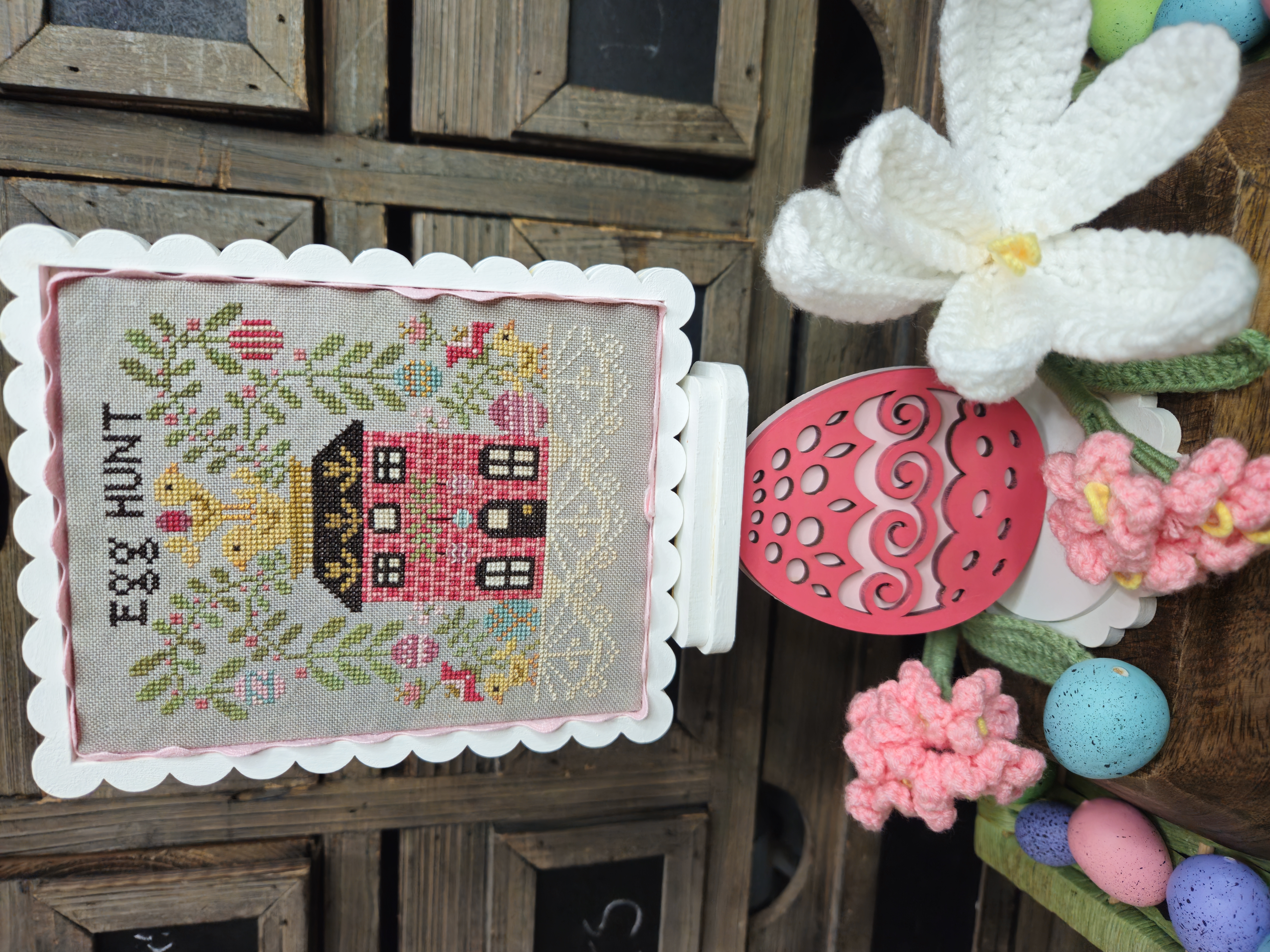 Egg Hunt - Easter Cross Stitch Pattern