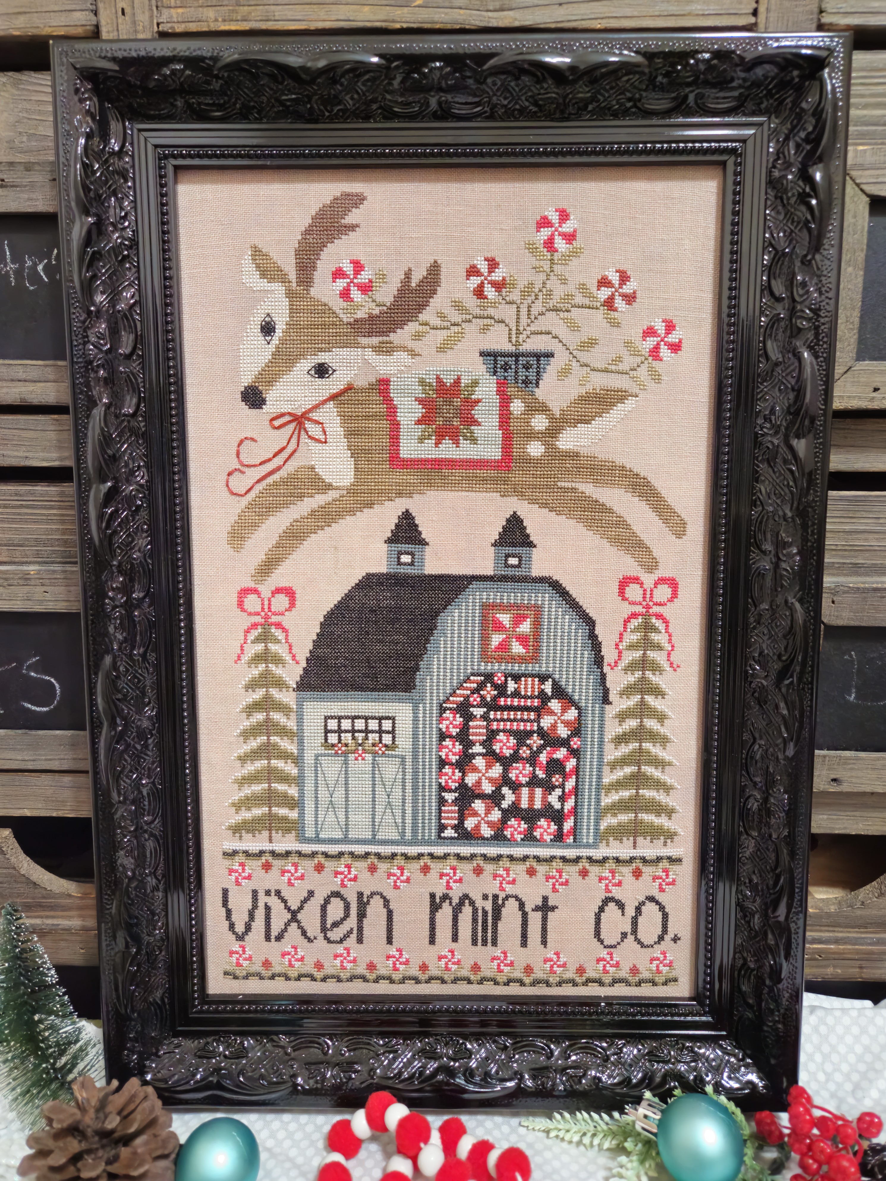 Vixen Mint Co. - Christmas Cross Stitch Pattern