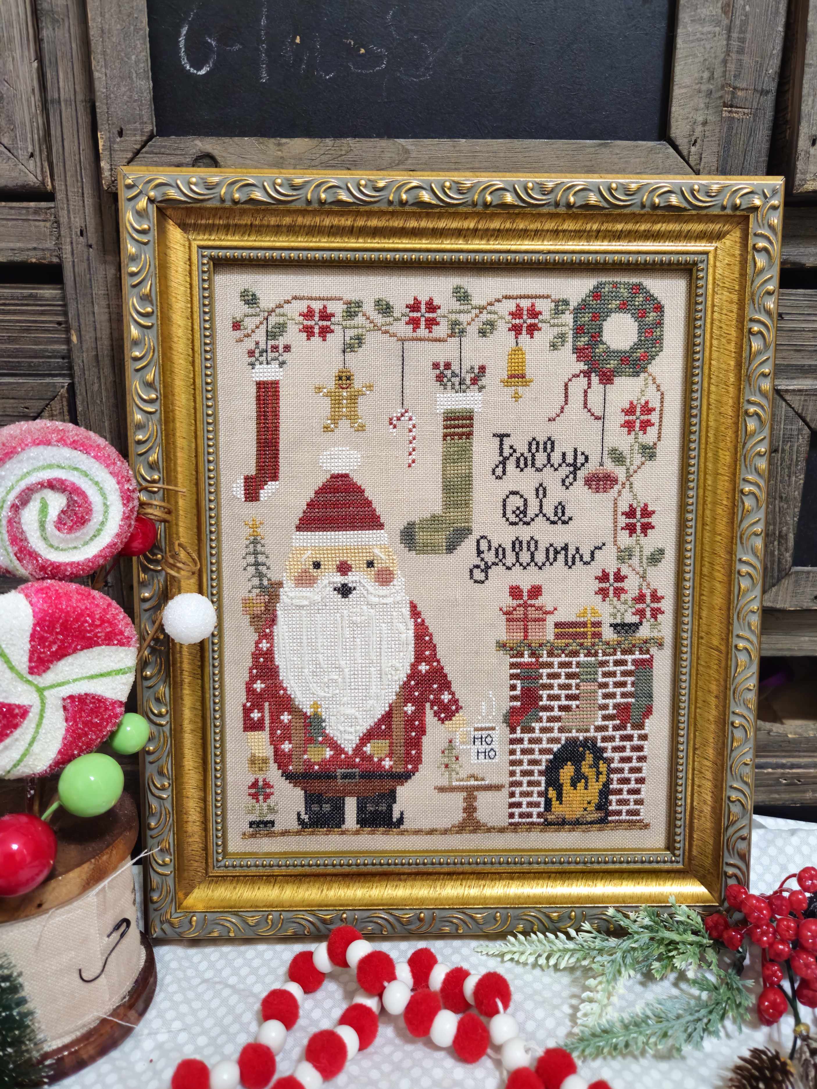 Jolly Ole Fellow - Christmas Cross Stitch Pattern