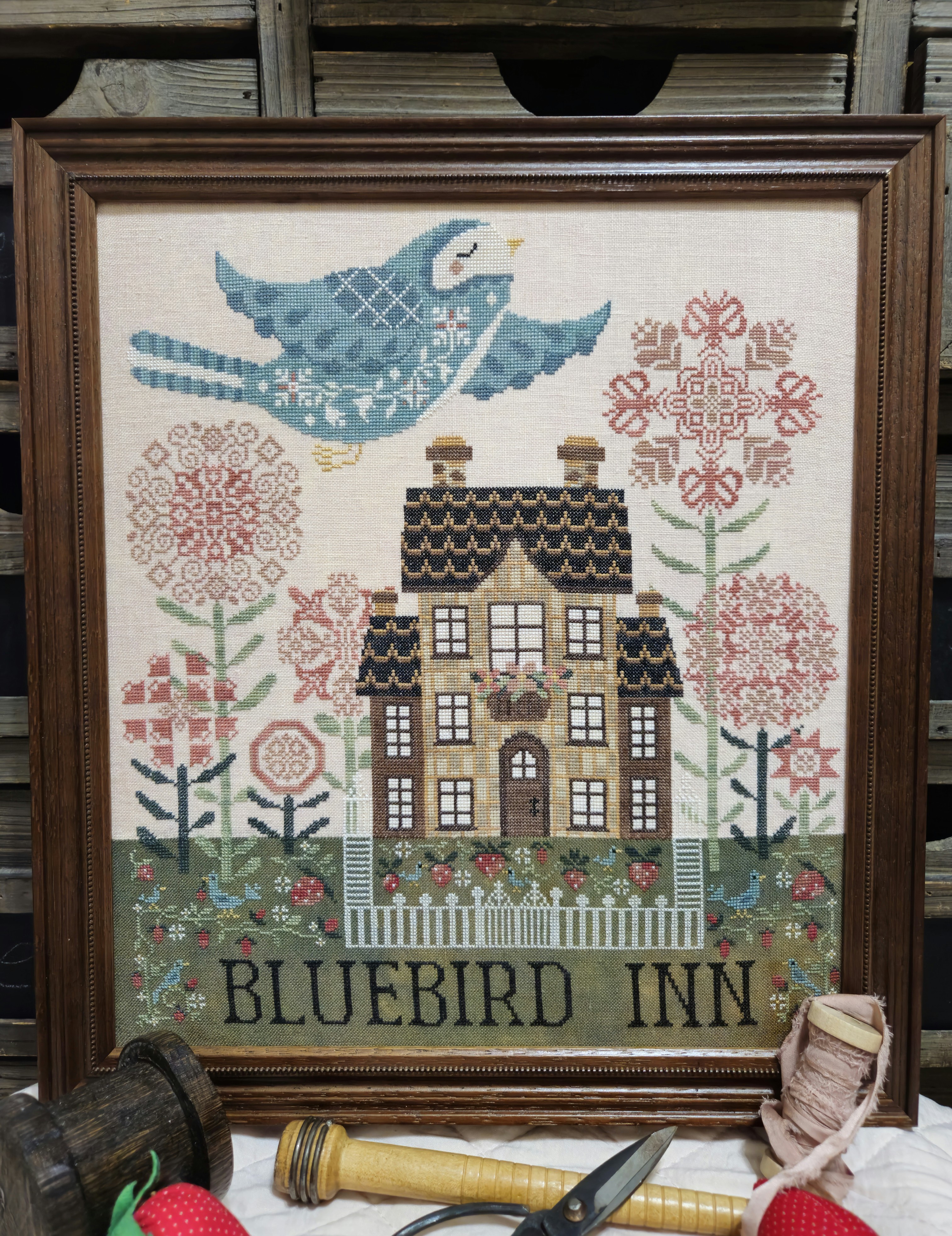 Bluebird Inn - Cross Stitch Pattern