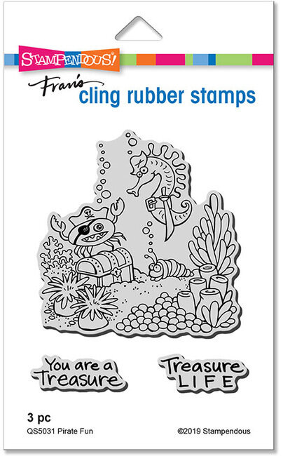 Pirate Fun - Cling Rubber Stamp