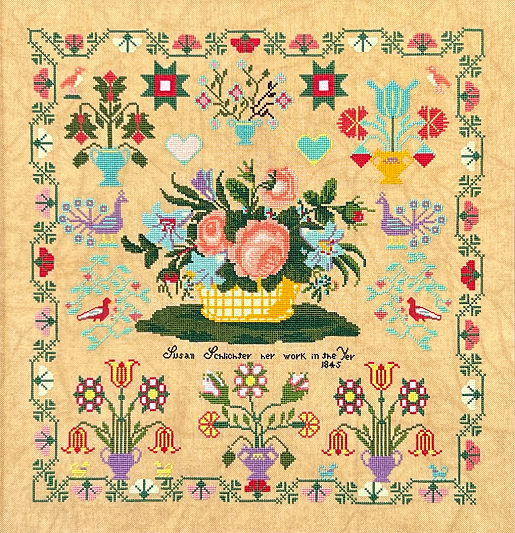 Susan Schlichter 1845 - Cross Stitch Pattern