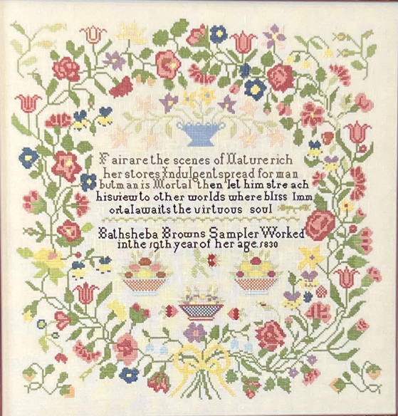 Bathsheba Brown 1830 - Cross Stitch Pattern