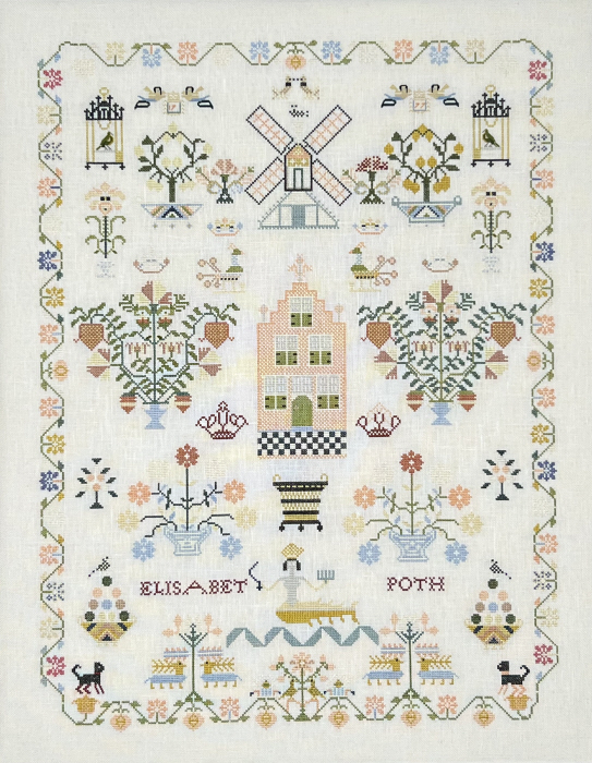 Elisabet Poth 1777 - Cross Stitch Pattern