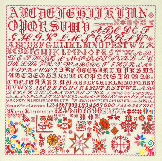 Maria Kleinsasser 1935 - Cross Stitch Pattern
