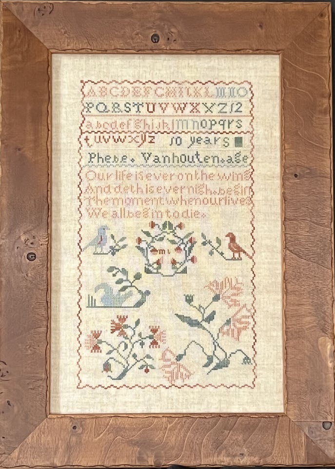 Phebe Vanhouten 1827 - Cross Stitch Pattern