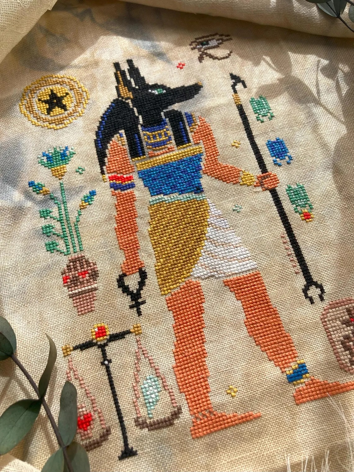 Anubis - Cross Stitch Pattern