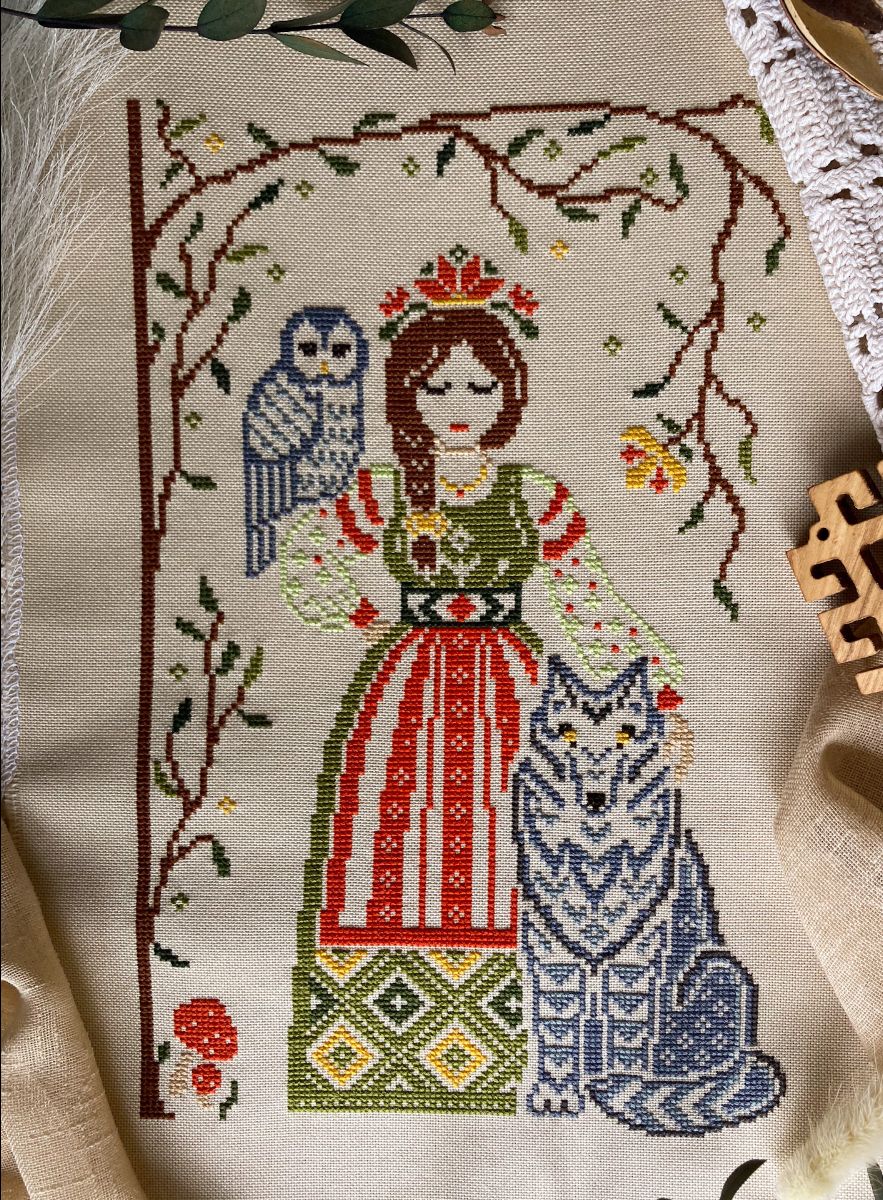 The Forest Goddess - Medeina - Cross Stitch Pattern