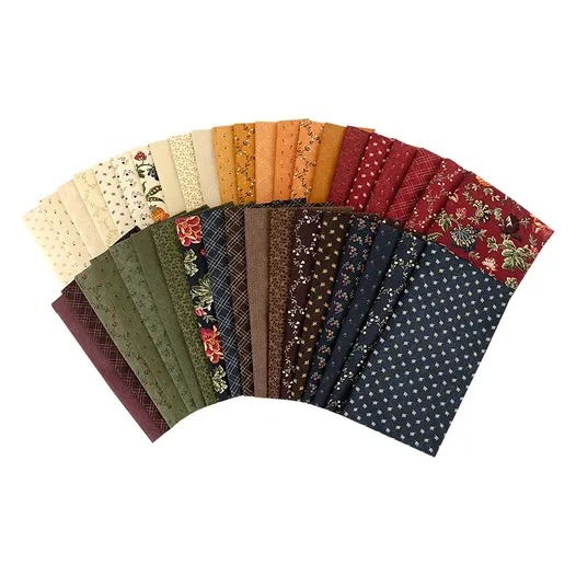 Quail Run Triangle Grass - Quilt Fabric