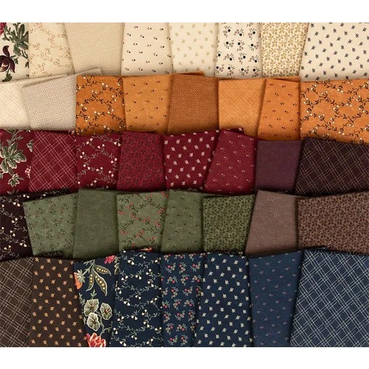 Quail Run Triangle Grass - Quilt Fabric