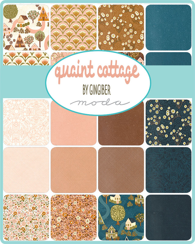 Quaint Cottage Cloud - Lace Damask Blender - Quilt Fabric