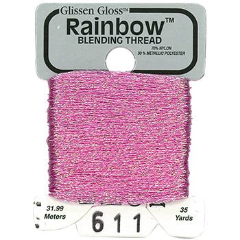Iridescent Pink Rainbow Blending Thread