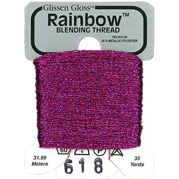 Purple Red Rainbow Blending Thread