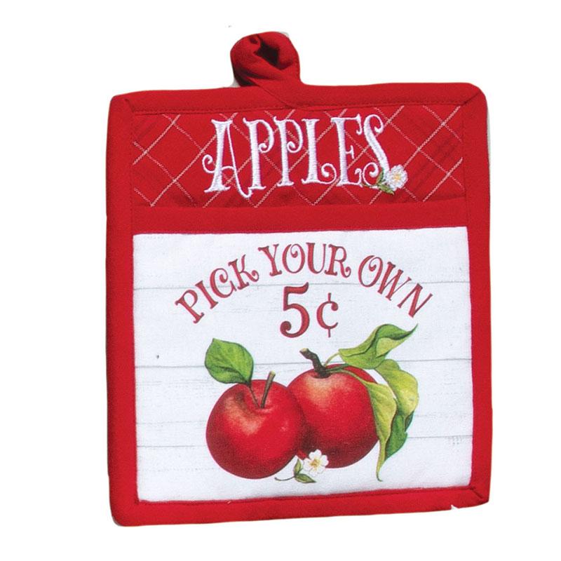 Pocket Mitt Apple Orchard - Pot Holder