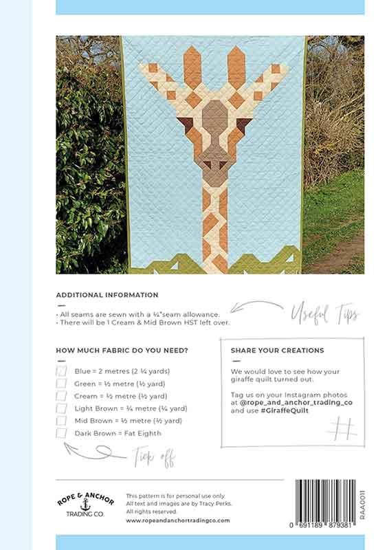 Giraffe Quilt - Quilt Pattern