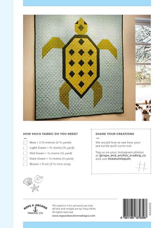 Sea Turtle Quilt - Quilt Pattern