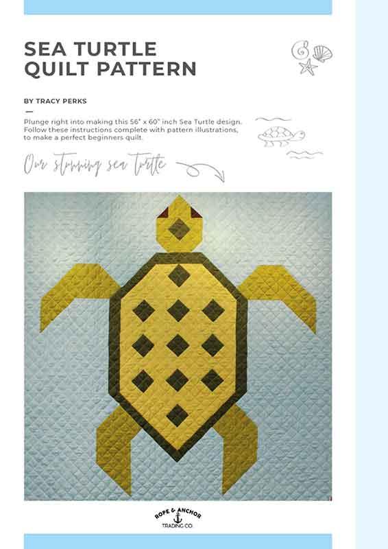 Sea Turtle Quilt - Quilt Pattern