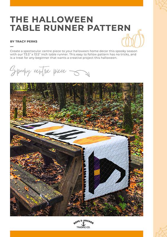 Halloween Table Runner - Sewing Pattern