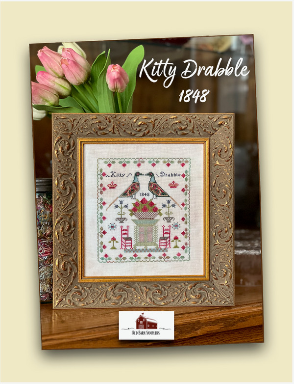 Kitty Drabble 1848 - Cross Stitch Pattern