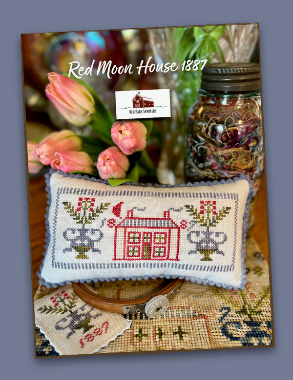 Red Moon House 1887 - Cross Stitch Pattern