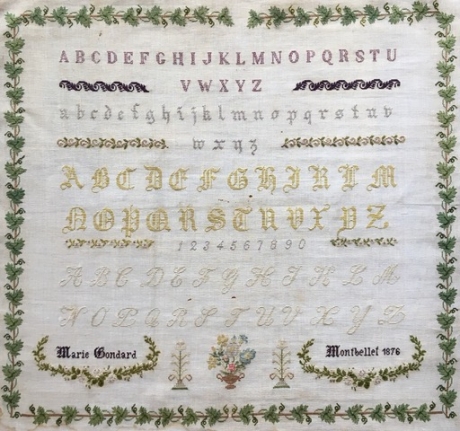 Marie Gondard 1876 - Cross Stitch Pattern