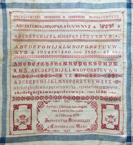 Eleonore Lenseigne 1887 - Cross Stitch Pattern