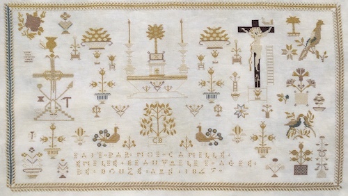 Camille Emelie Beauvallet 1847 - Cross Stitch Pattern