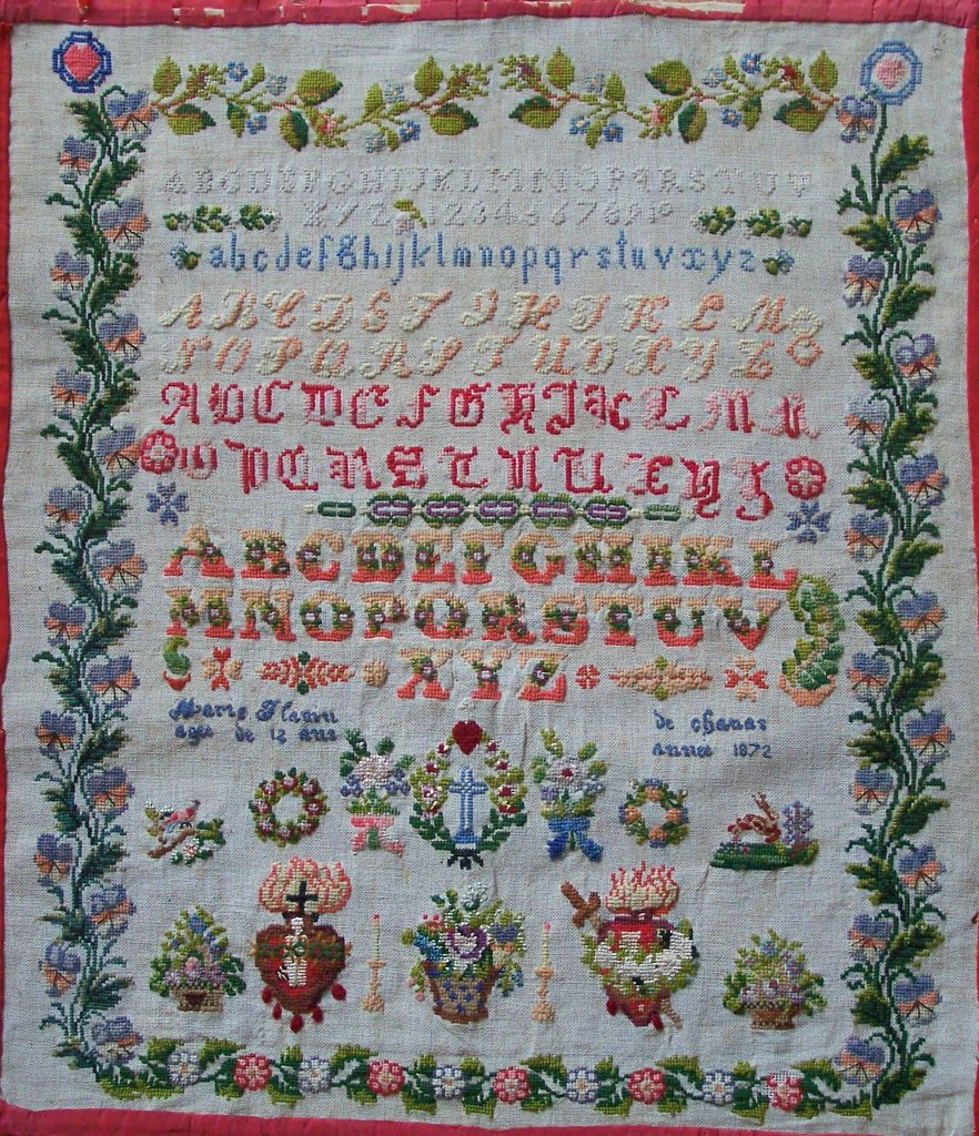 Marie Flavin 1872 - Cross Stitch Pattern