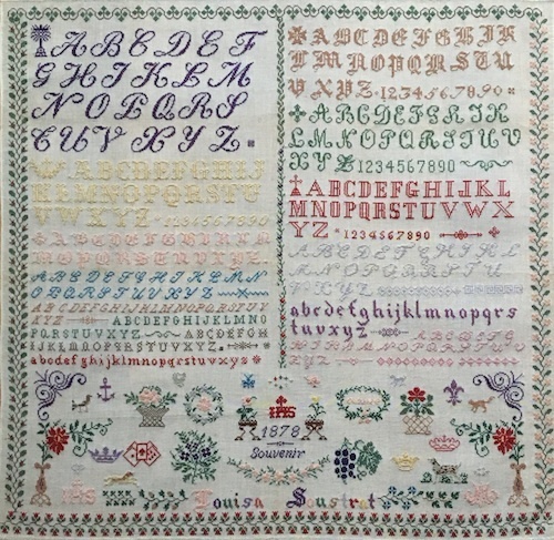 Louisa Soustrat 1878 - Cross Stitch Pattern