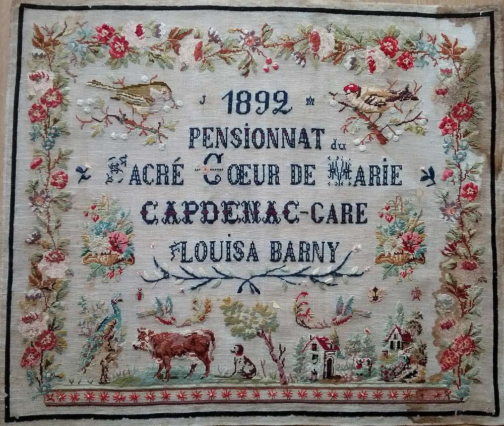 Louisa Barny 1892 - Cross Stitch Pattern