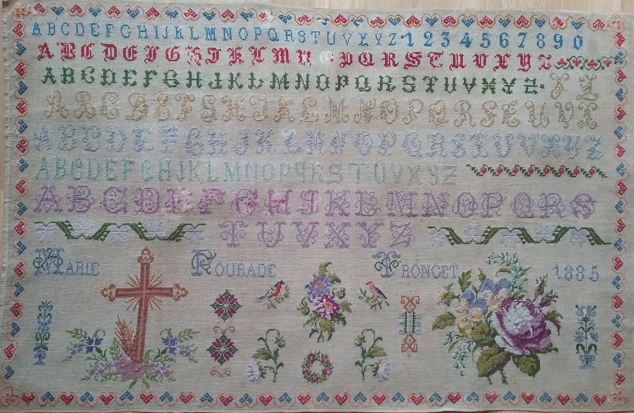 Marie Pourade 1885 - Cross Stitch Pattern