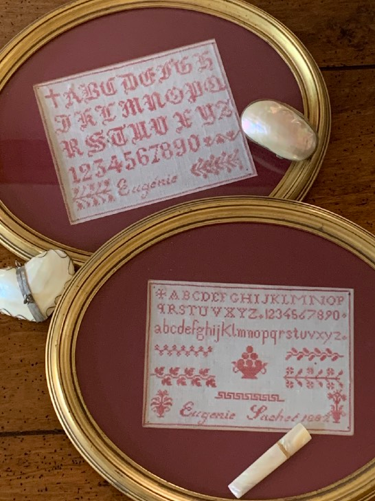 Eugenie Sachet 1882 - Cross Stitch Pattern