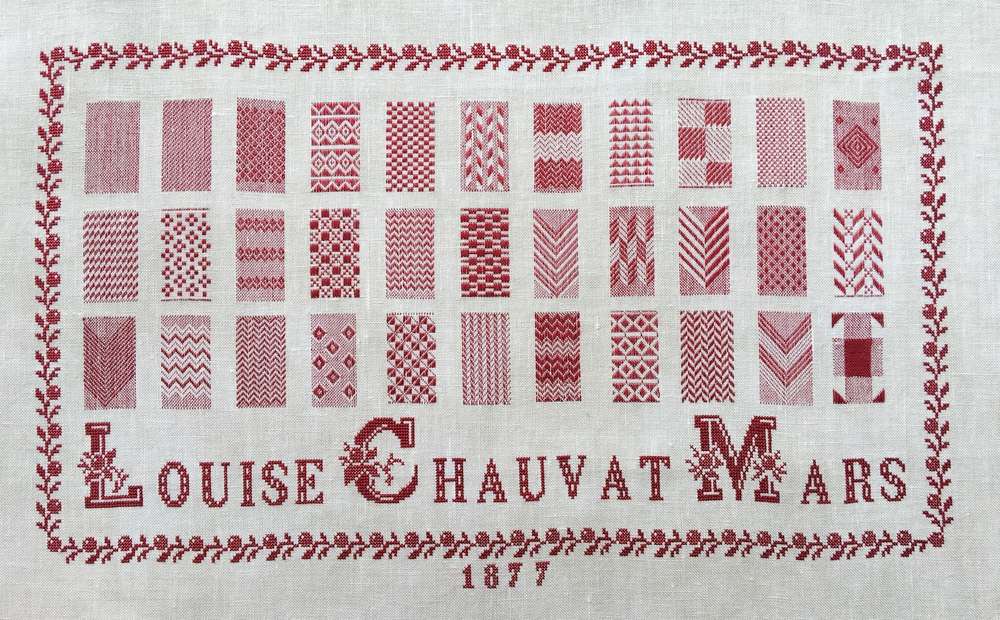 Louise Chauvat 1877 - Cross Stitch Pattern