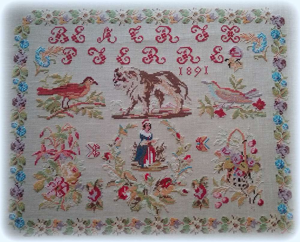 Beatrix Pierre 1891 - Cross Stitch Pattern