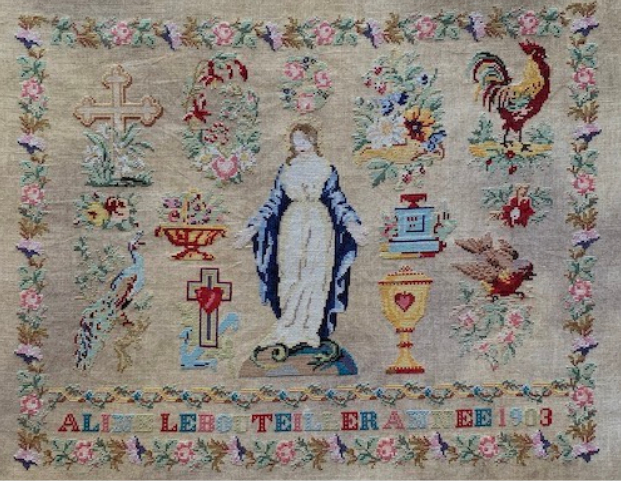 Aline Lebouteiller 1903 - Christian Cross Stitch Pattern