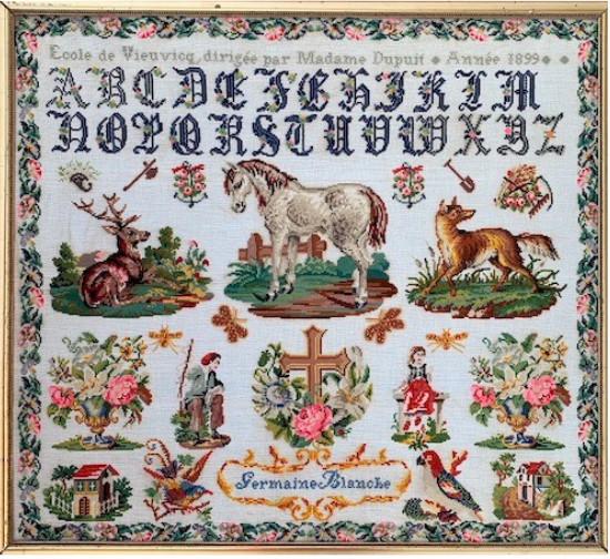 Germaine Blanche 1899 - Cross Stitch Pattern