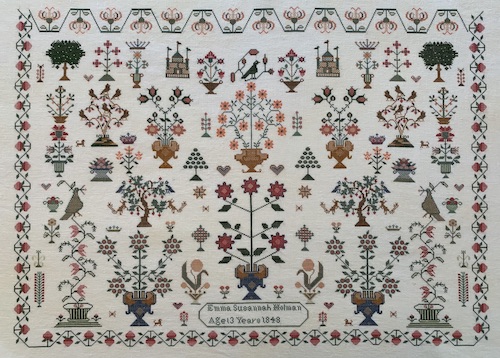 Emma Susannah Holmann 1848 - Cross Stitch Pattern