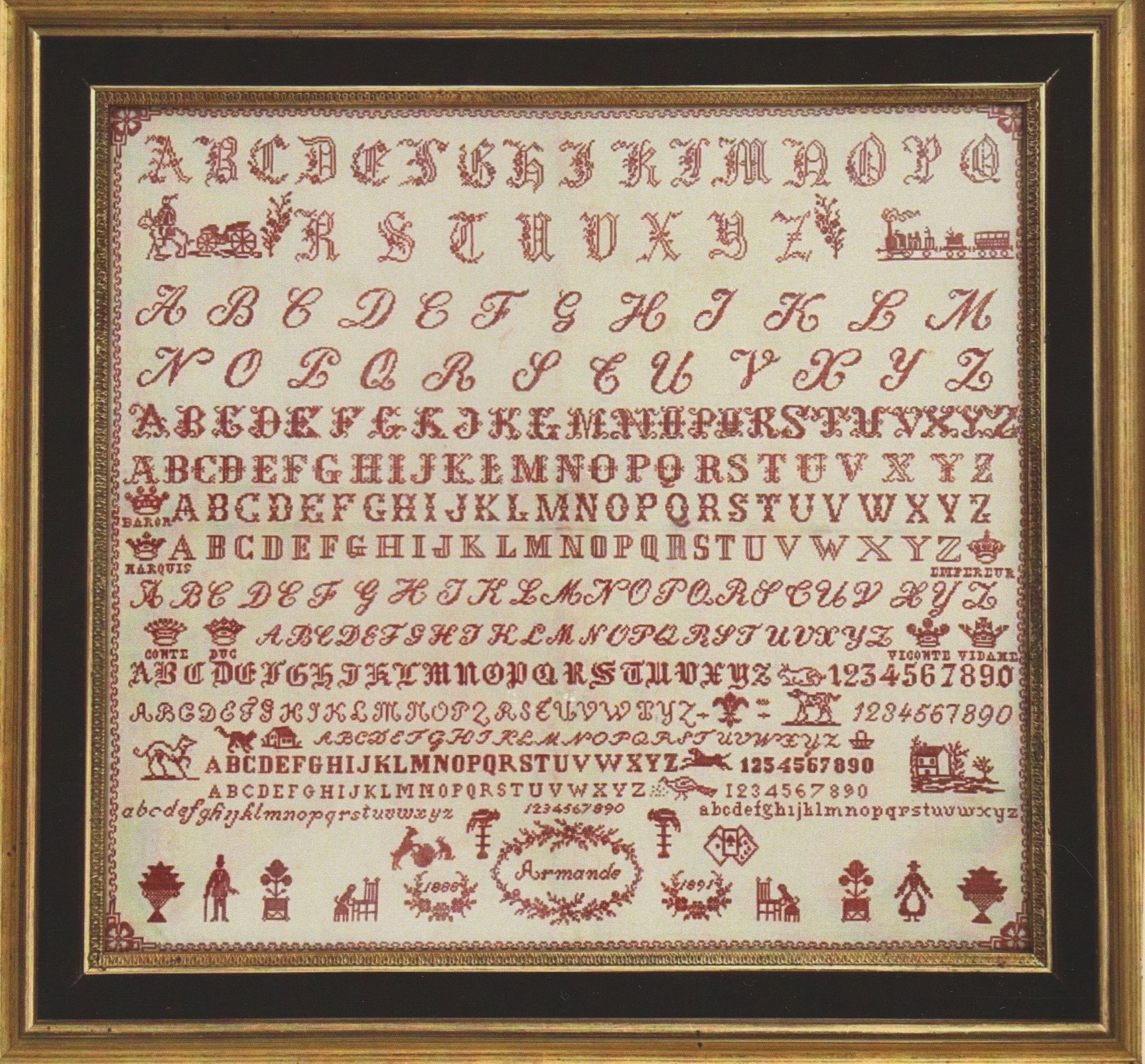 Le Marquoir d' Armande - Cross Stitch Pattern