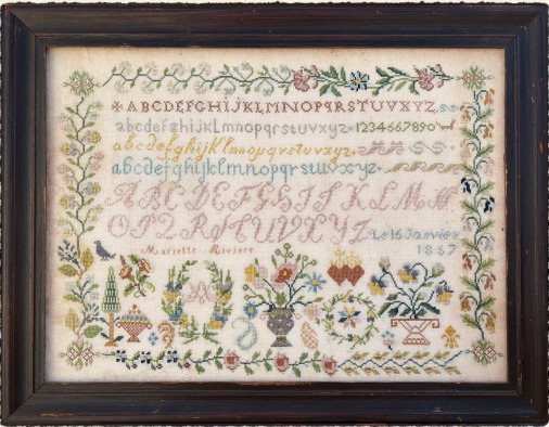 Mariette Riviere 1857 - Cross Stitch Pattern