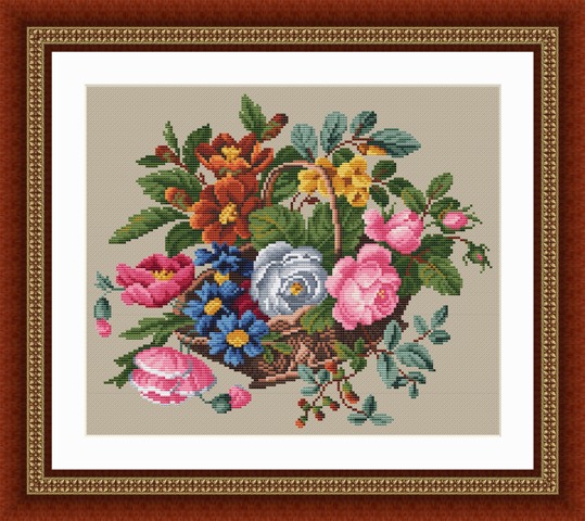 Le Panier de Mathilde - Cross Stitch Pattern