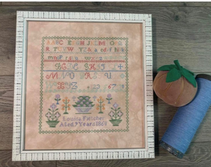 Louisa Fletcher 1860 - Cross Stitch Pattern