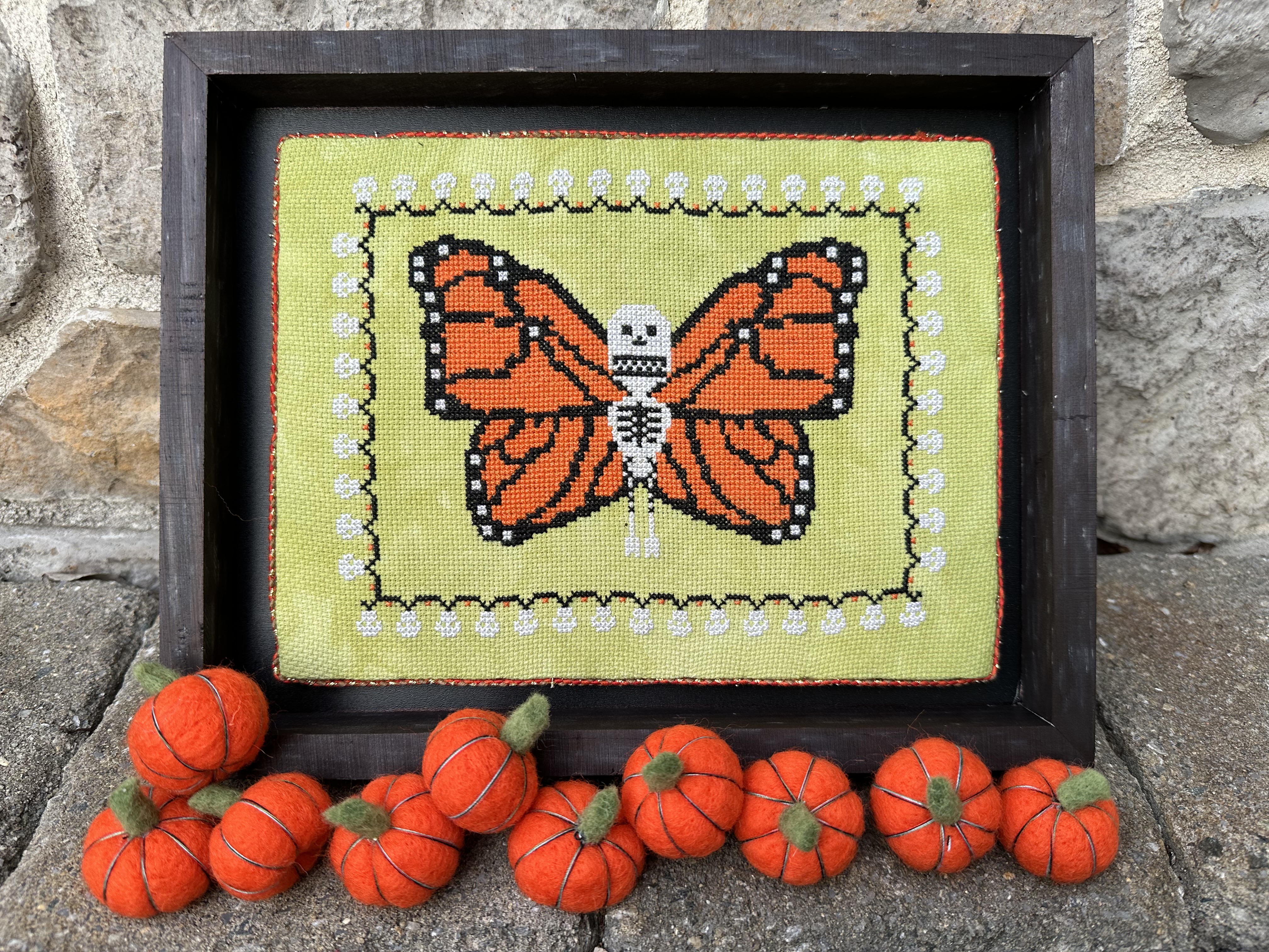 Day of the Dead Butterfly - Cross Stitch Pattern