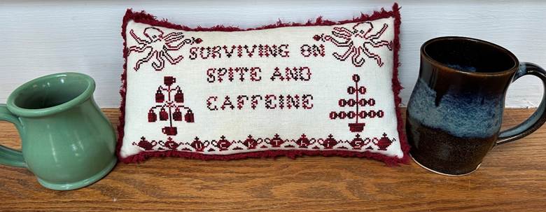 Spite & Caffeine - Cross Stitch Pattern