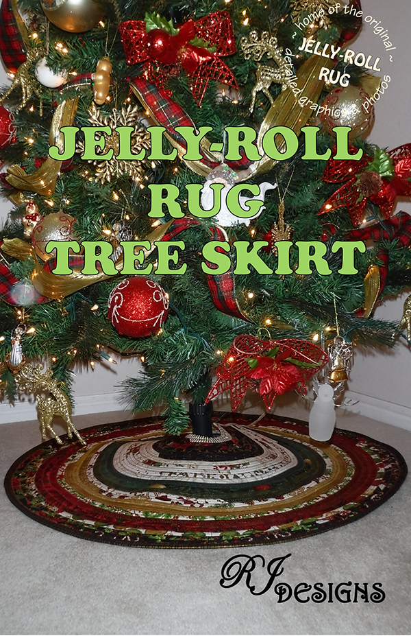 Jelly Roll Rug Tree Skirt - Quilt Pattern