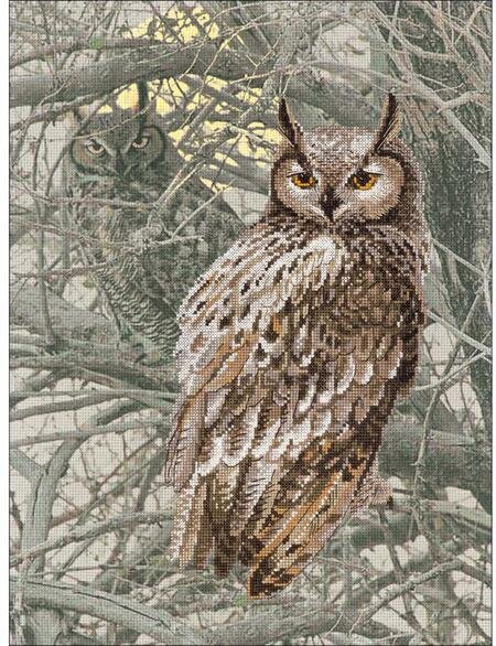Eagle Owl - Cross Stitch Kit