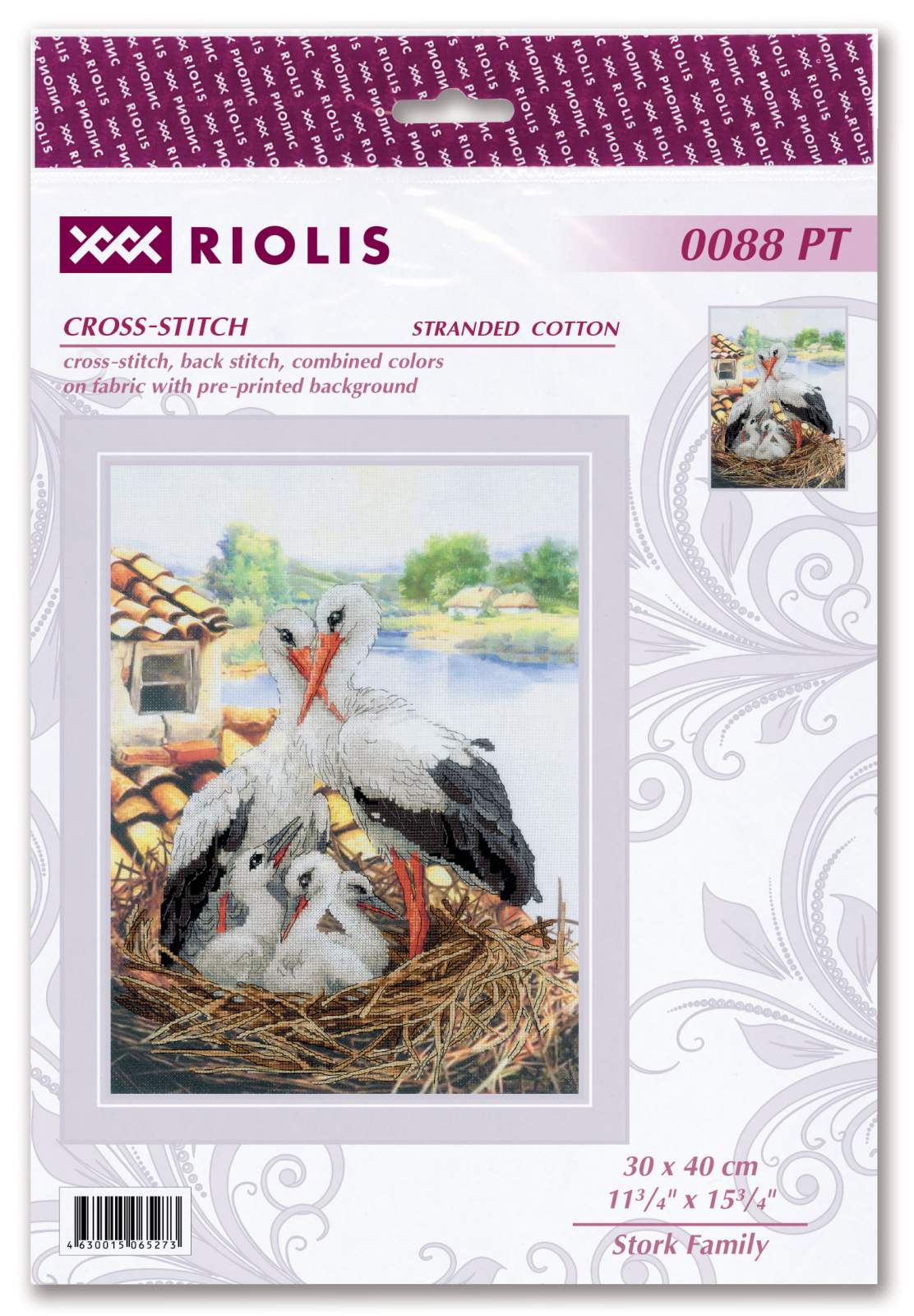 Stork Family  - Cross Stitch Kit
