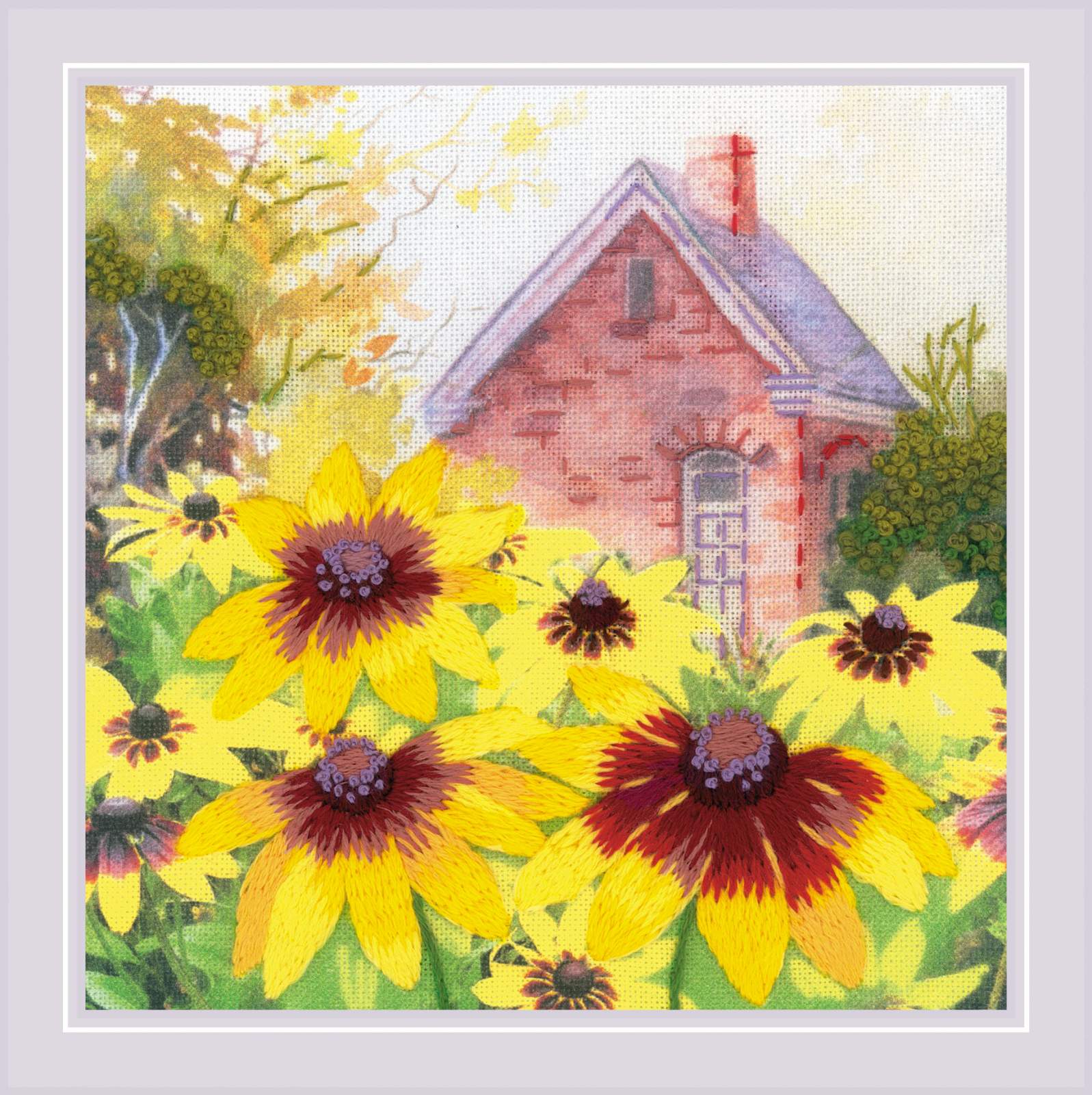 Rudbeckia in the Garden - Cross Stitch Kit