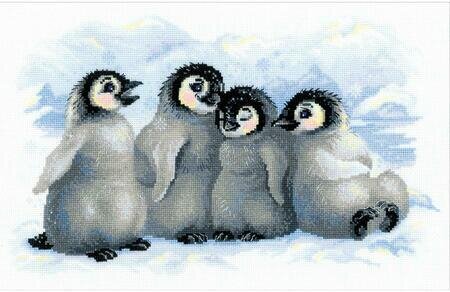 Funny Penguins - Cross Stitch Kit